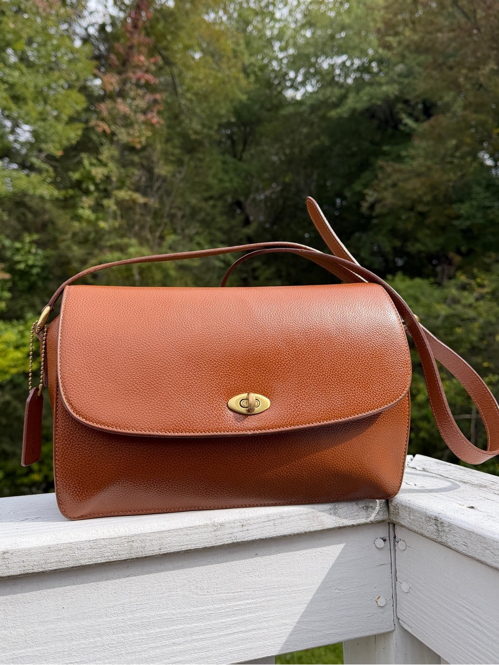 Coach Madison Royalton Bag 4403 Maple Leather Made in Italy 1994